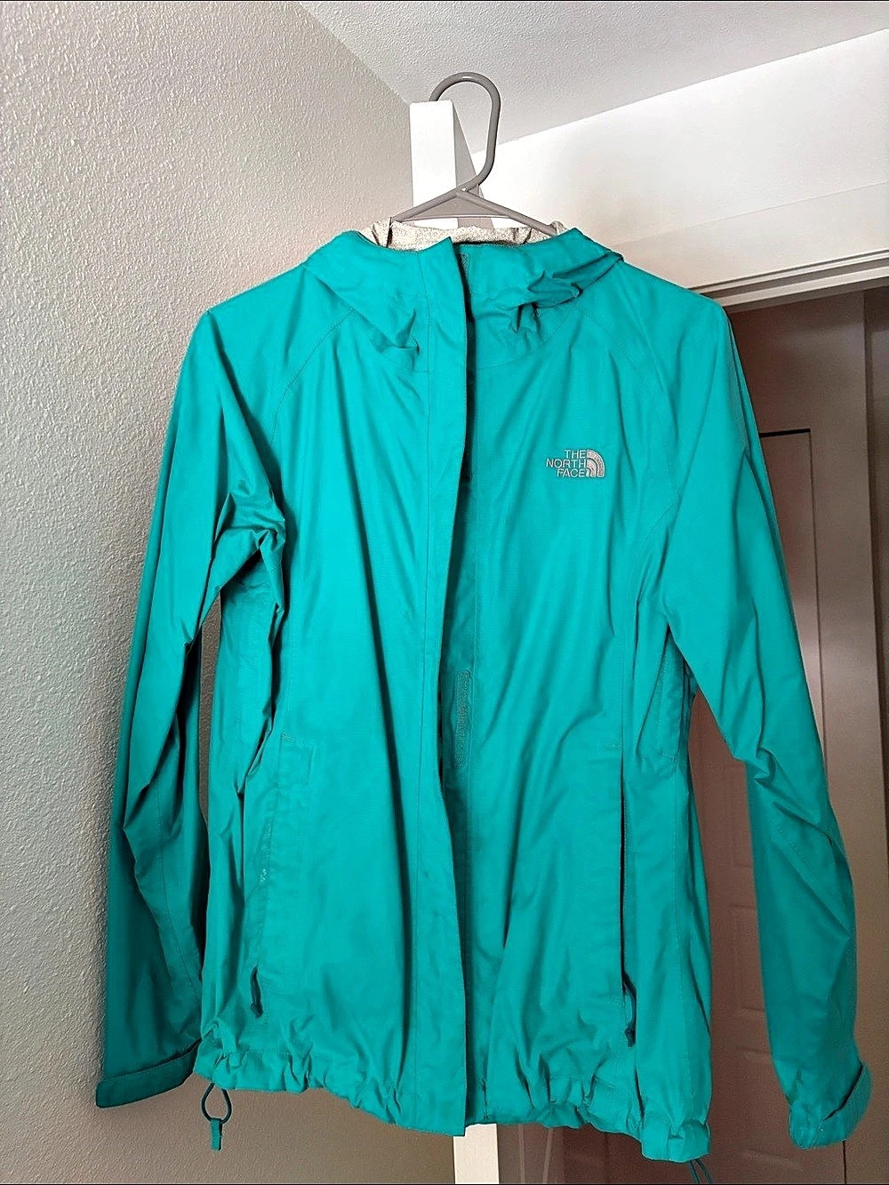 The North Face Women's Hooded Shell Jacket Blue Small